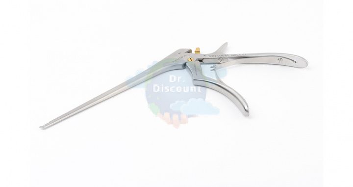Кусачки ламинэктомические Kerrison, разборный, 40 град. вверх, с выталкивателем, деликатный 2 мм, ширина раскрытия 10 мм, длина 18 см