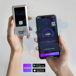 Профессиональный алкотестер Динго Е-030 (В) с Bluetooth