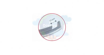 Кусачки ламинэктомический Kerrison, вверх 40 град., изогнутый, без выталкивателя, 3 мм, ширина раскрытия 10 мм, длина 20 см